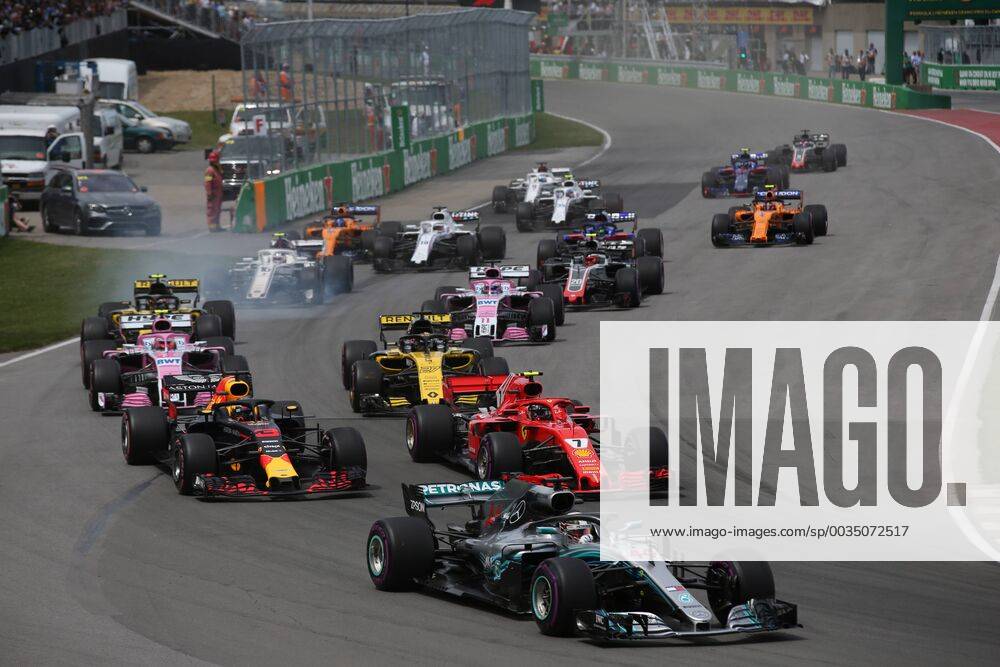 Photo4 LaPresse 10 06 2018 Montreal, Canada Grand Prix Formula One Canada 2018 In the pic: race, The start