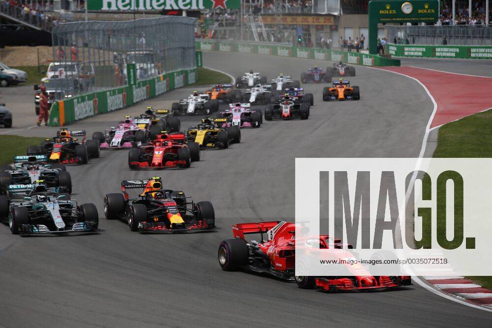Photo4 LaPresse 10 06 2018 Montreal, Canada Grand Prix Formula One Canada 2018 In the pic: race, The start