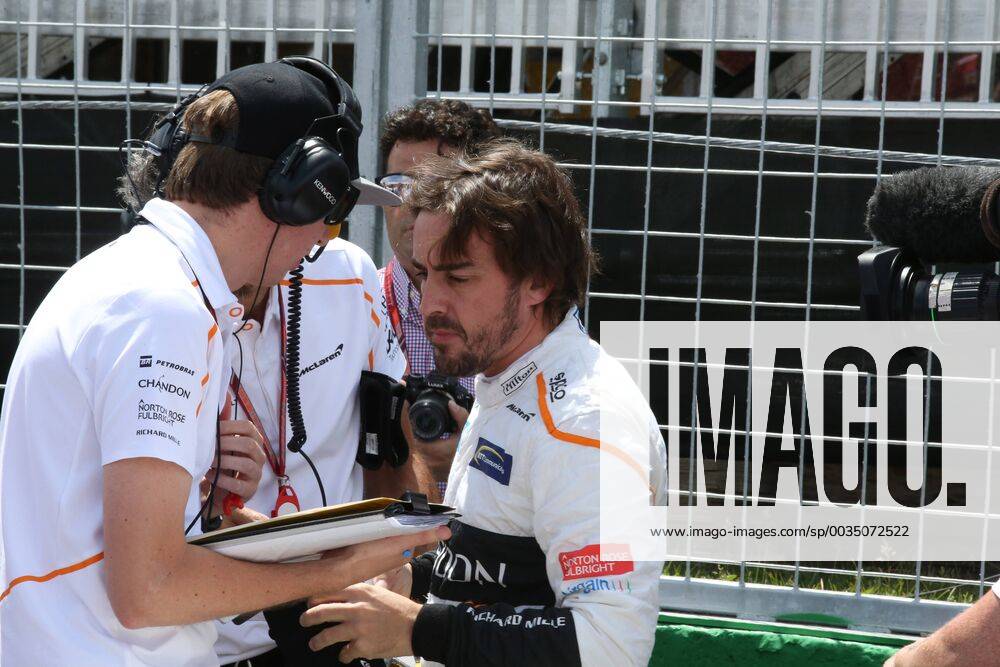 Photo4 LaPresse 10 06 2018 Montreal, Canada Grand Prix Formula One Canada 2018 In the pic: the starting grid, Fernando Alonso (ESP) McLaren Renault MCL33