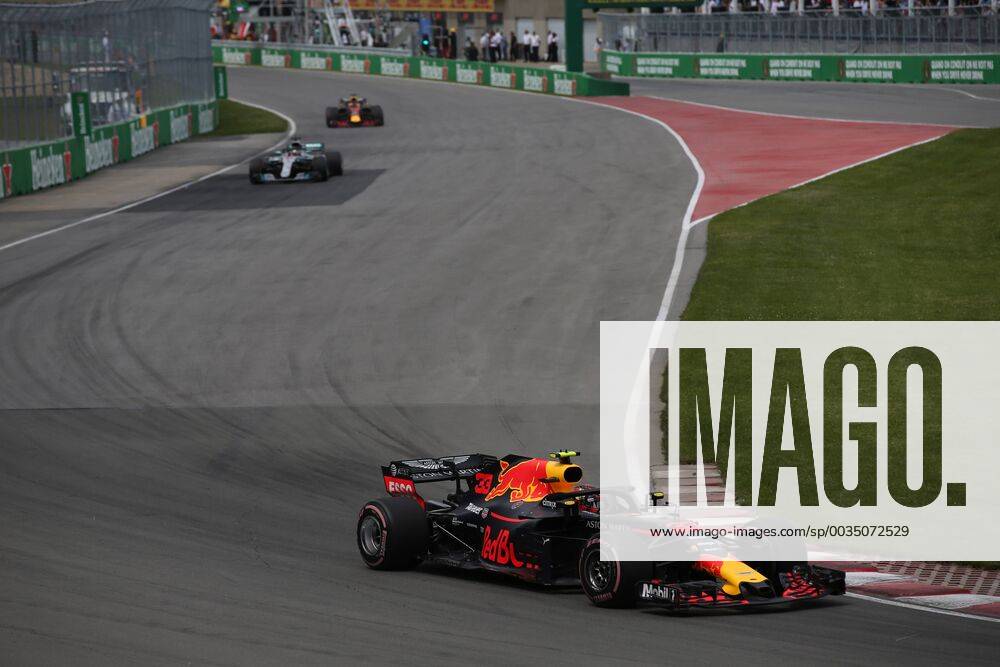 Photo4 LaPresse 10 06 2018 Montreal, Canada Grand Prix Formula One Canada 2018 In the pic: race, Max Verstappen (NED) Red Bull Racing RB14