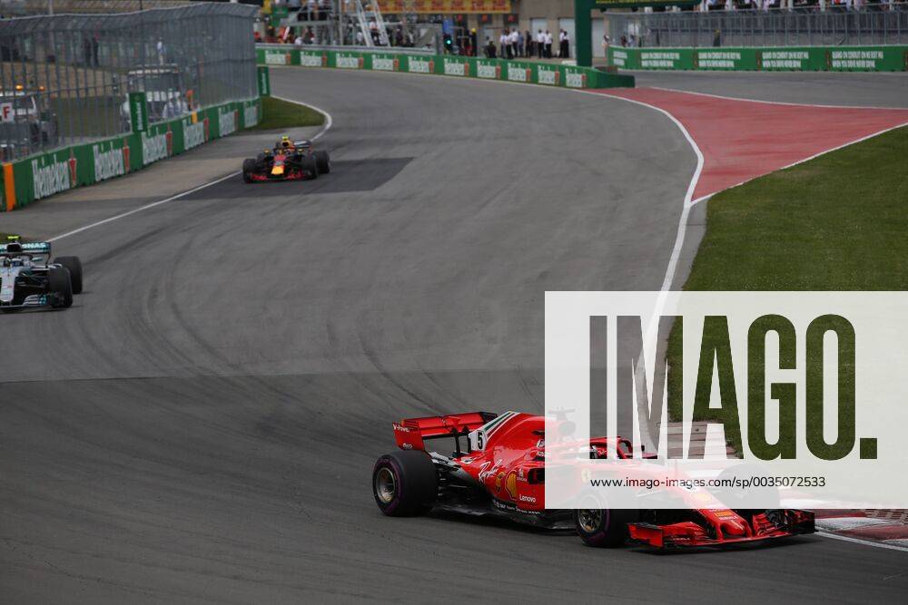 Photo4 LaPresse 10 06 2018 Montreal, Canada Grand Prix Formula One Canada 2018 In the pic: race, Sebastian Vettel (GER) Scuderia Ferrari SF71H