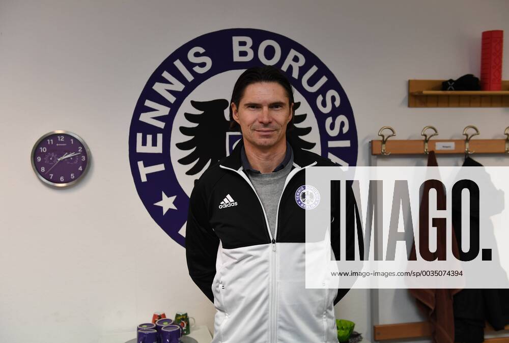Soccer Mens Season 2017 2018 NOFV Oberliga Nord Tennis Borussia Coach Thomas Brdaric TeBe Tennis Borussia in the coach room at Mommsenstadion TeBe Tennis Borussia 11 12 2017 2017