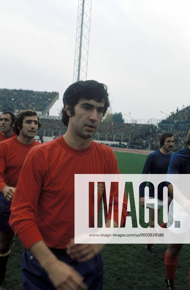 Jose Garate (Atletico Madrid) Fußball Herren Primera Division 1973 1974, 1. Spanische Liga, Einzelbild Aufnahmedatum geschätzt Fußball Herren Primera Division 1973 1974, 1. Spanische Liga, Einzelbild Aufnahmedatum geschätzt