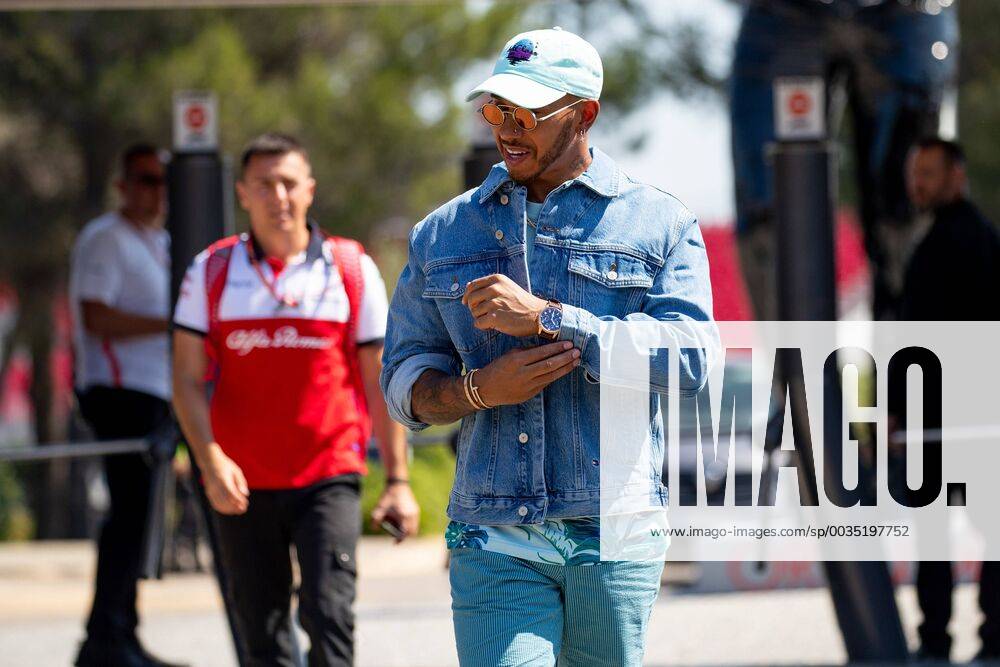 Lewis Hamilton Mercedes AMG Petronas Formula One team arrives at the Grand Prix of France 2018 Race Motorsport Formula 1 21 06 2018 French Grand Prix 2018 Race Motorsport Formula 1 21 06 2018 Le Castellet