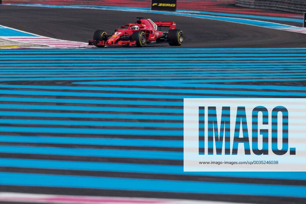 Sebastian Vettel Scuderia Ferrari Grand Prix of France 2018 Race Motorsport Formula 1 24 06 2018 Le Castellet