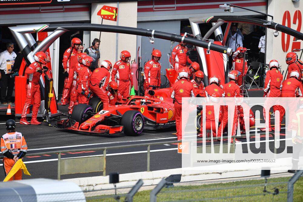 Sebastian Vettel Scuderia Ferrari formula 1 GP France Paul Ricard 24 06 2018 Photo mspb Jerry Andre Pitstop Sebastian Vettel Formula 1 GP France 2018