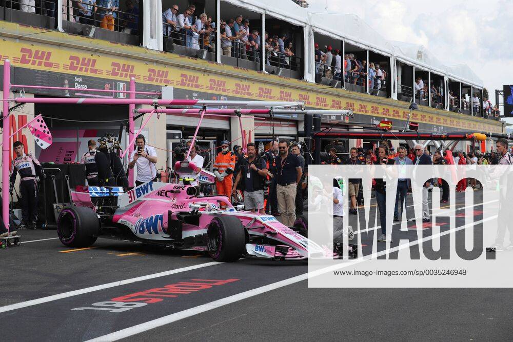 Photo4 LaPresse 24 06 2018 Paul Ricard, France Grand Prix Formula One France 2018 In the pic: race, Esteban Ocon (FRA) Sahara Force India F1 VJM11