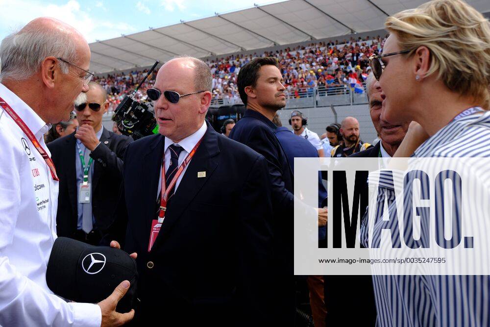 Le Castellet, Var, France - His Serene Highness Prince Albert II of Monaco on the grid of the Formula 1 Grand Prix of France on the circuit Paul Ricard du Castellet - France. F1 2018: French Grand Prix : Lewis Hamilton won - ZUMAp119 20180624_zaf_p119_013