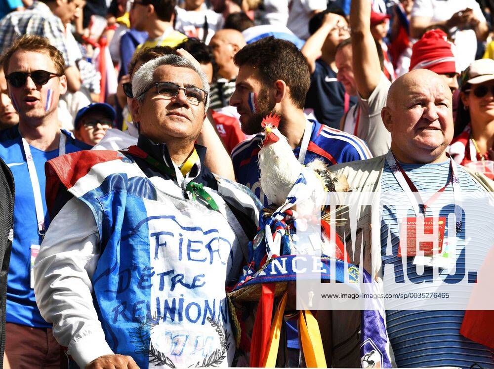 French fans show their support for France in the Group C match against Denmark during the 2018 FIFA World Cup WM Weltmeisterschaft Fussball in Moscow, Russia, 26 June 2018. For 37 games, the one certainty at this World Cup had been goals. Every game had produced at least one: a powerful header, a slick backheel, a well-shaped free kick. Mexican goals and Brazilian goals and lots and lots of Russian, Belgian and English goals. But through it all, the tournament had not produced a single scoreless tie ¡ª until Tuesday, when France and Denmark slogged through 90 torpid minutes at the Luzhniki Stadium here, and the streak ¡ª the longest without a 0-0 tie to start a World Cup in its history ¡ª was over. Not that the French, who had already clinched a spot in the round of 16, or the Danes for that matter, will complain. Their 0-0 draw, combined with Peru¡¯s 2-0 win over Australia, sent France through to the knockout round as the group winner, with Denmark as the runner-up. France and Denmark advance after World Cup s first 0-0 draw 20180627_02130