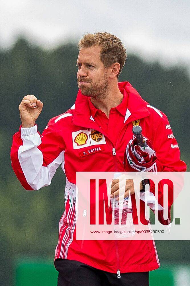 Red Bull Ring Spielberg AUT FIA Formula 1 Grand Prix of Austria Previews of the Tour Sebastian Vettel GER Scuderia Ferrari German Formula One driver Sebastian Vettel of Scuderia Ferrari during the Austrian Formula One Grand Prix at the Red Bull Ring in Spielberg France on 2018 06 28 Spielberg EP_ang