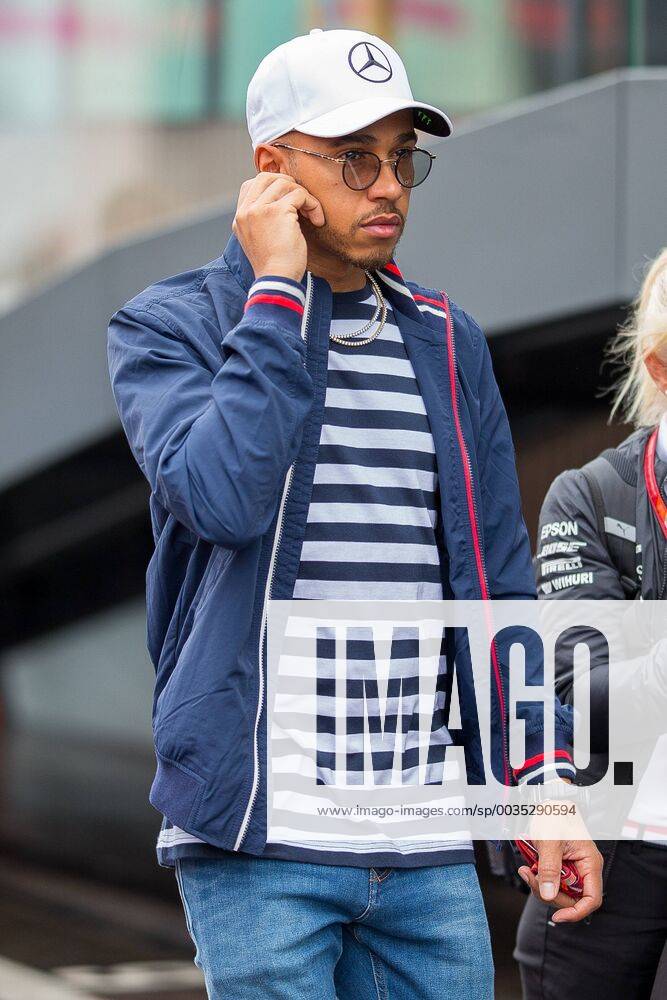 Red Bull Ring Spielberg AUT FIA Formula One Grand Prix of Austria Preliminary Photos Lewis Hamilton GBR Mercedes British Formula One driver Lewis Hamilton of Mercedes during the Austrian Formula One Grand Prix at the Red Bull Ring at Spielberg France on 2018 06 28 Spielberg EP_ang