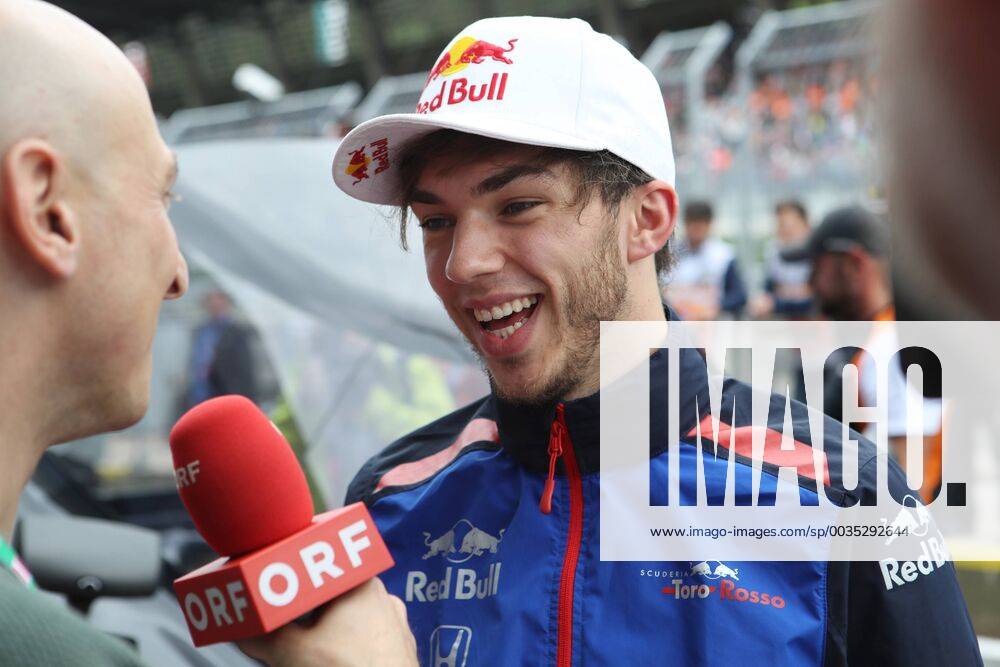 FORMULA 1 - GP of Austria 2018 SPIELBERG,AUSTRIA,28.JUN.18 - MOTORSPORTS, FORMULA 1 - Grand Prix of Austria, Red Bull Ring, preview. Image shows Pierre Gasly (FRA Scuderia Toro Rosso). GEPAxpictures xAndreasxPranter