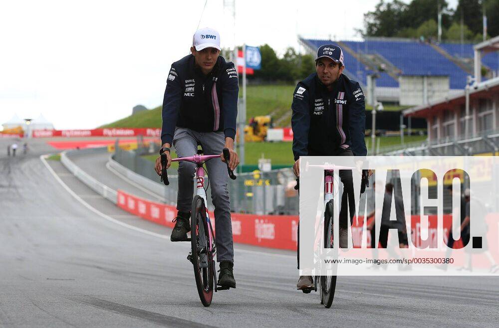Esteban Ocon Sergio Perez Sahara Force India F1 Formula 1 GP Austria at Spielberg 29 06 2018 Photo mspb Jean Petin Esteban Ocon Sergio Perez Formula 1 GP Austria 2018