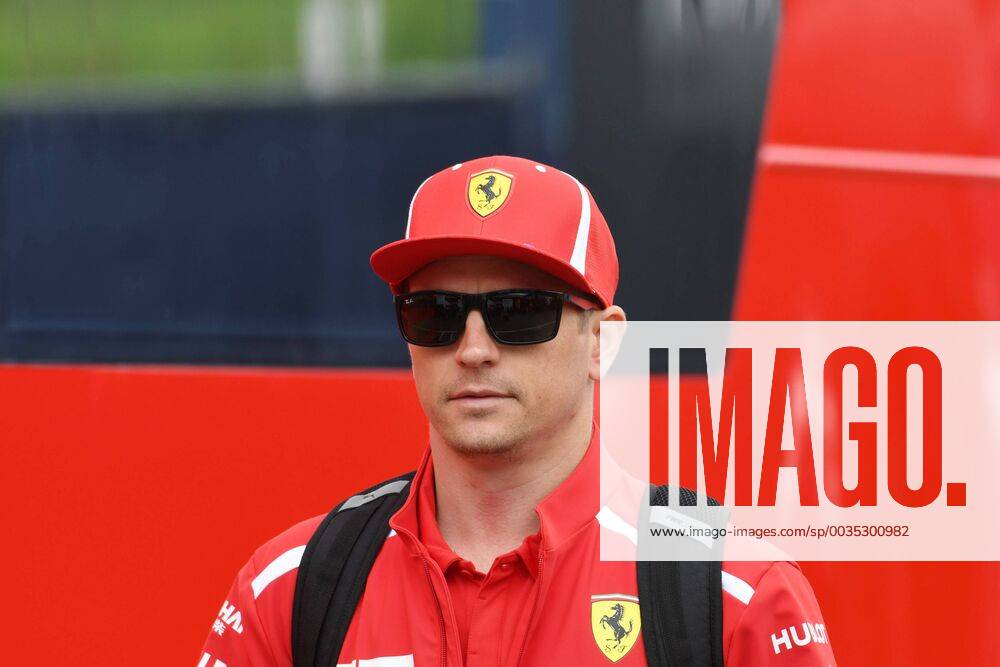 Kimi Raikkonen Scuderia Ferrari Coming to the Paddock in the Morning Formula One Grand Prix of Austria Red Bull Ring 29 06 2018 Formula 1 Grand Prix of Austria Red Bull Ring 29 06 2018 Spielberg