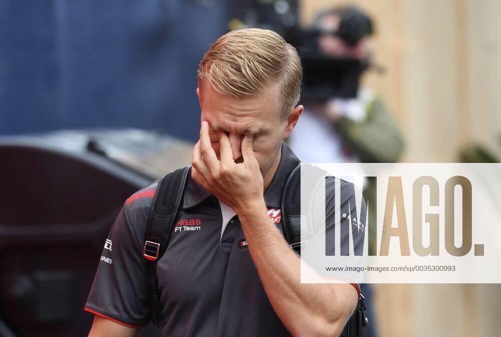 Kevin Magnussen Haas F1 Team Comes to the Paddock in the Morning Formula One Grand Prix of Austria Red Bull Ring 29 06 2018 Formula 1 Grand Prix of Austria Red Bull Ring 29 06 2018 Paddock Portrait Spielberg