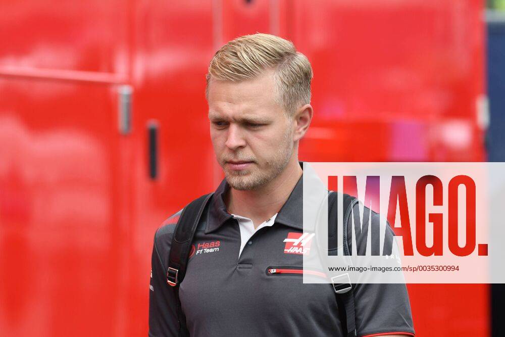 Kevin Magnussen Haas F1 Team Comes to the Paddock in the Morning Formula One Grand Prix of Austria Red Bull Ring 29 06 2018 Formula 1 Grand Prix of Austria Red Bull Ring 29 06 2018 Spielberg