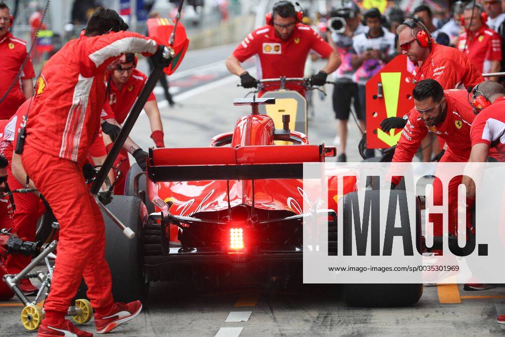 FORMULA 1 - GP of Austria 2018 SPIELBERG,AUSTRIA,29.JUN.18 - MOTORSPORTS, FORMULA 1 - Grand Prix of Austria, Red Bull Ring, free practice. Image shows Sebastian Vettel (GER Ferrari). GEPAxpictures xChristianxWalgram