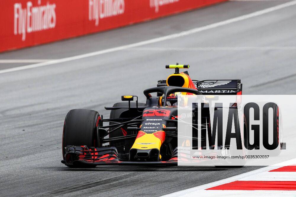 FORMULA 1 - GP of Austria 2018 SPIELBERG,AUSTRIA,29.JUN.18 - MOTORSPORTS, FORMULA 1 - Grand Prix of Austria, Red Bull Ring, free practice. Image shows Max Verstappen (NED Red Bull Racing). GEPAxpictures Klansek
