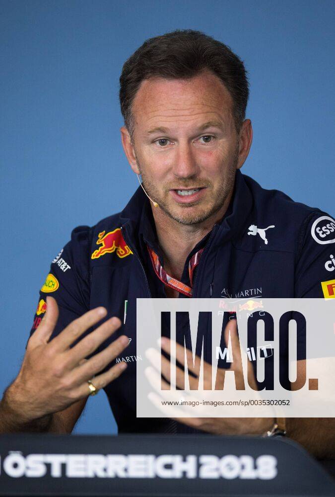 FORMULA 1 - GP of Austria 2018 SPIELBERG,AUSTRIA,29.JUN.18 - MOTORSPORTS, FORMULA 1 - Grand Prix of Austria, Red Bull Ring, free practice. Image shows team principal Christian Horner (Red Bull Racing). GEPAxpictures xDanielxGoetzhaber