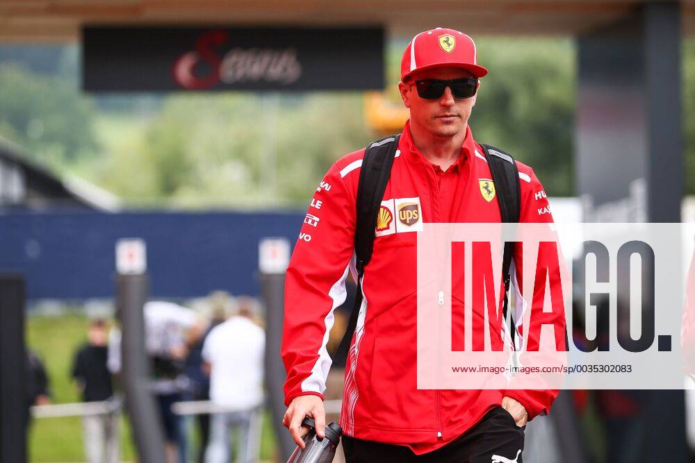 FORMULA 1 - GP of Austria 2018 SPIELBERG,AUSTRIA,29.JUN.18 - MOTORSPORTS, FORMULA 1 - Grand Prix of Austria, Red Bull Ring, free practice. Image shows Kimi Raikkoenen (FIN Ferrari). GEPAxpictures xDanielxGoetzhaber