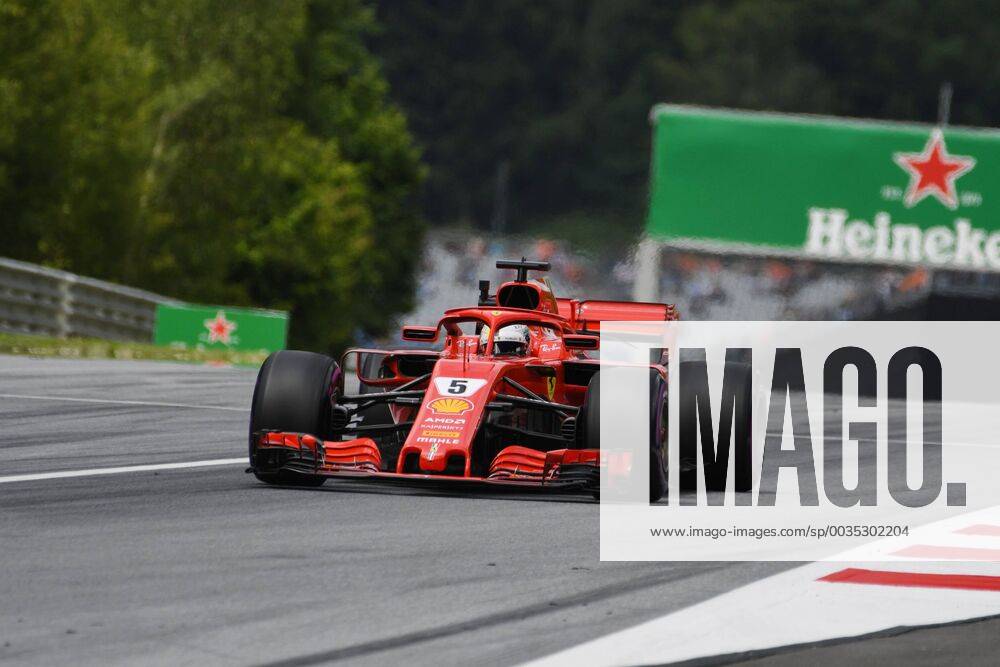 Sebastian Vettel Scuderia Ferrari Formula 1 Grand Prix of Austria Red Bull Ring 28 06 2018 Formula 1 Grand Prix of Austria Red Bull Ring 28 06 2018 Spielberg