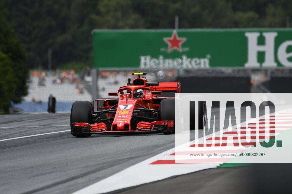 Kimi Raikkonen Scuderia Ferrari Formula 1 Grand Prix of Austria Red Bull Ring 28 06 2018 Formula 1 Grand Prix of Austria Red Bull Ring 28 06 2018 Spielberg