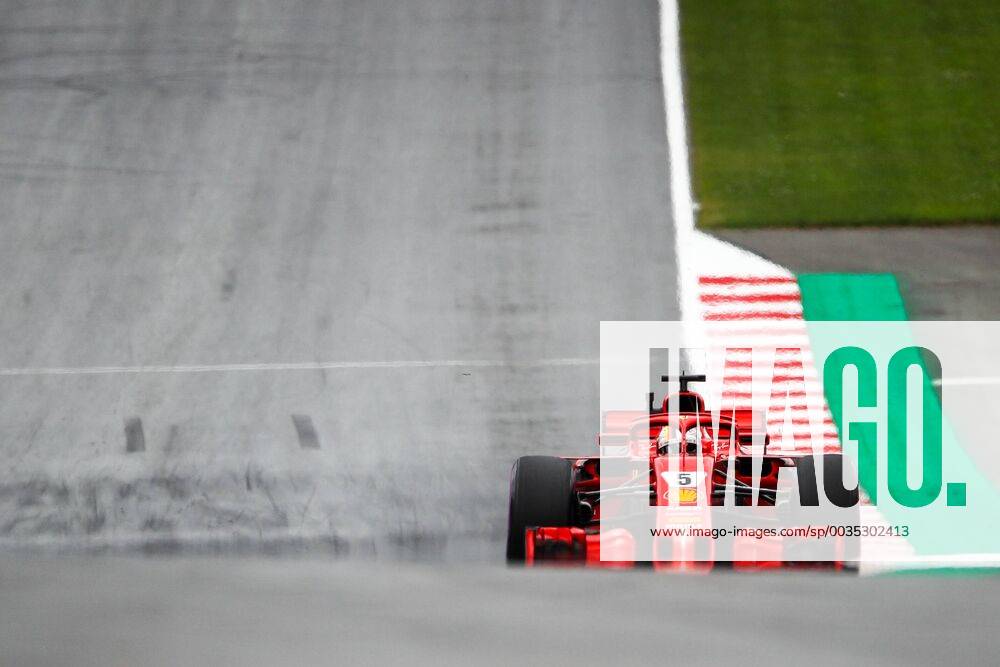 FORMULA 1 - GP of Austria 2018 SPIELBERG,AUSTRIA,29.JUN.18 - MOTORSPORTS, FORMULA 1 - Grand Prix of Austria, Red Bull Ring, free practice. Image shows Sebastian Vettel (GER Ferrari). GEPAxpictures Klansek