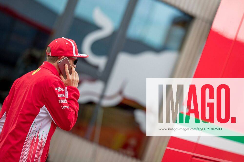 Red Bull Ring Spielberg AUT FIA Formula 1 Grand Prix of Austria Training im Bild Kimi Raeikkoenen FIN Scuderia Ferrari Finnish Formula One driver Kimi Raeikkoenen of Scuderia Ferrari during the Austrian FIA Formula One Grand Prix at the Red Bull Ring in Spielberg France on 2018 06 28 Spielberg EX_ANG