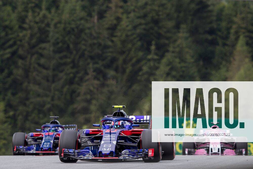 Red Bull Ring Spielberg AUT FIA Formula 1 Grand Prix of Austria Training im Bild Pierre Gasly FRA Toro Rosso French Formula One driver Pierre Gasly of Toro Rosso during the Austrian FIA Formula One Grand Prix at the Red Bull Ring in Spielberg France on 2018 06 28 Spielberg EX_ANG