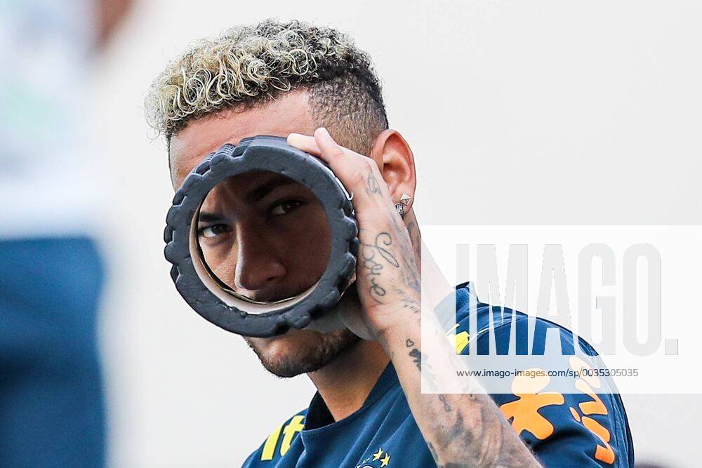 KW26 SOCHI, RUSSIA - JUNE 29, 2018: Neymar of the Brazilian men s national football team during a training session at Yug Stadium. Sergei Bobylev TASS TS087190
