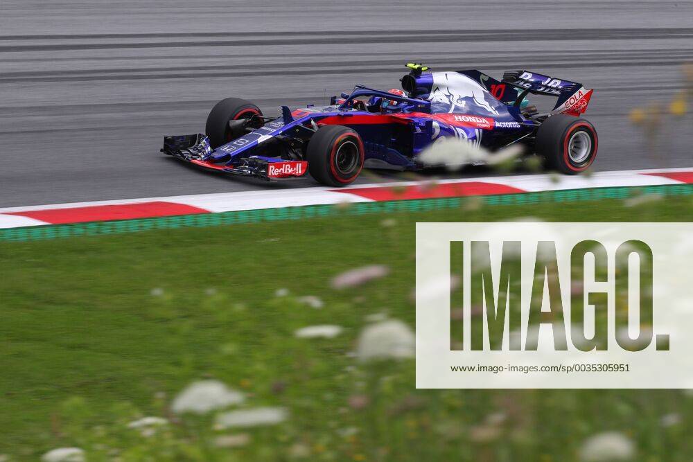 Photo4 LaPresse 29 06 2018 Spielberg, Austria Grand Prix Formula One Austria 2018 In the pic: free practice 2, Pierre Gasly (FRA) Scuderia Toro Rosso STR13