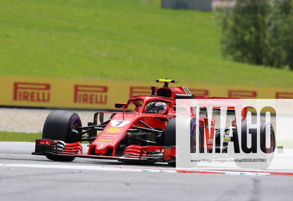 Kimi Raiikkoenen Scuderia Ferrari formula 1 GP Austria in Spielberg 29 06 2018 Photo mspb Jean Petin Kimi Raikkoenen Formula 1 GP Austria 2018