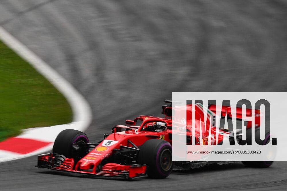 Sebastian Vettel Ferrari Zeltweg 29-06-2018 GP Austria Formula 1 Championship 2018 Practice - Prove Foto Federico Basile Insidefoto federicoxbasile