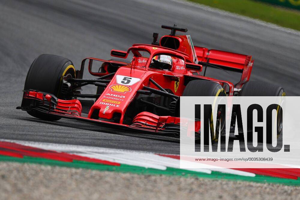 Sebastian Vettel Ferrari Zeltweg 29-06-2018 GP Austria Formula 1 Championship 2018 Practice - Prove Foto Federico Basile Insidefoto federicoxbasile
