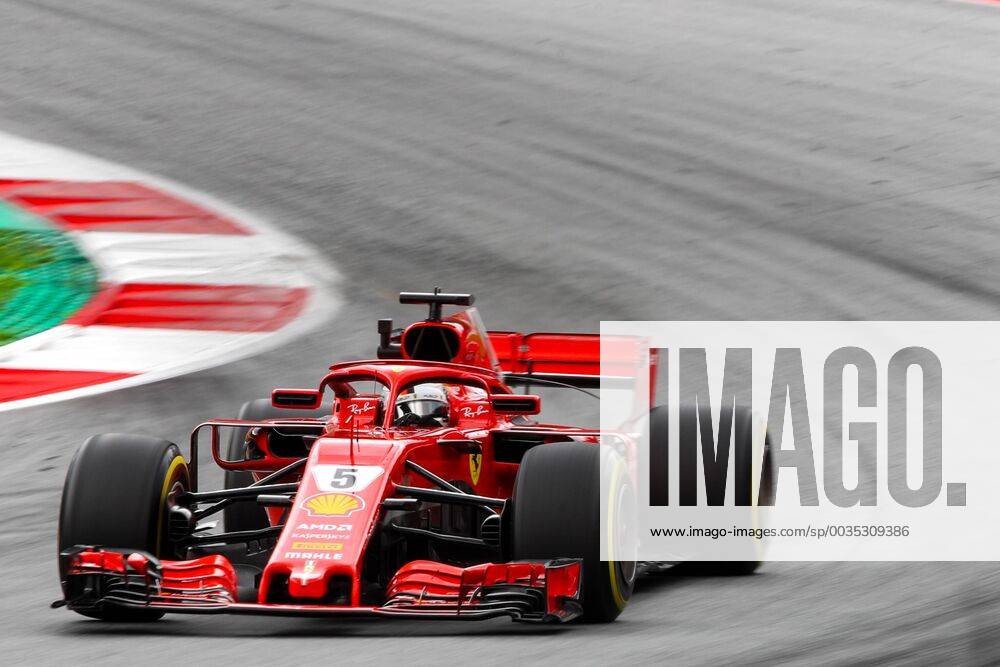 FORMULA 1 - GP of Austria 2018 SPIELBERG,AUSTRIA,29.JUN.18 - MOTORSPORTS, FORMULA 1 - Grand Prix of Austria, Red Bull Ring, free practice. Image shows Sebastian Vettel (GER Ferrari). GEPAxpictures Klansek
