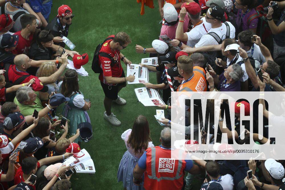 FORMULA 1 - GP of Austria 2018 SPIELBERG,AUSTRIA,30.JUN.18 - MOTORSPORTS, FORMULA 1 - Grand Prix of Austria, Red Bull Ring, preview. Image shows Sebastian Vettel (GER Ferrari). GEPAxpictures xWolfgangxGrebien