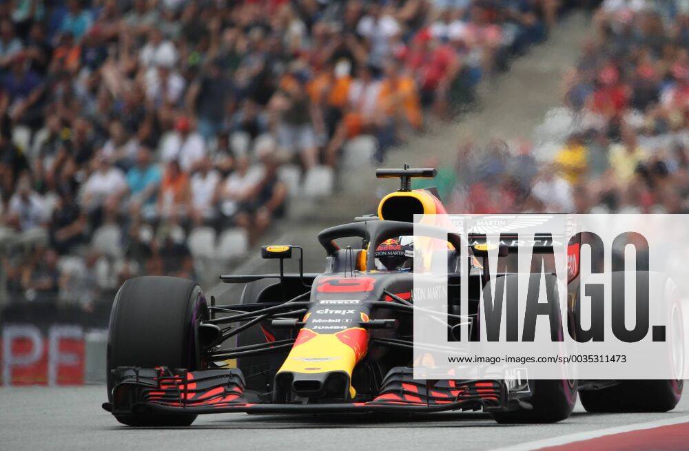 FORMULA 1 - GP of Austria 2018 SPIELBERG,AUSTRIA,30.JUN.18 - MOTORSPORTS, FORMULA 1 - Grand Prix of Austria, Red Bull Ring, free practice. Image shows Daniel Ricciardo (AUS Red Bull Racing). GEPAxpictures xAndreasxPranter