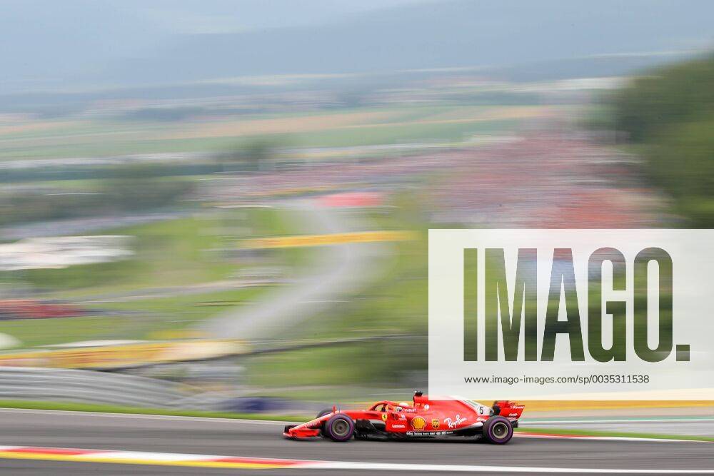 FORMULA 1 - GP of Austria 2018 SPIELBERG,AUSTRIA,30.JUN.18 - MOTORSPORTS, FORMULA 1 - Grand Prix of Austria, Red Bull Ring, free practice. Image shows Sebastian Vettel (GER Ferrari). GEPAxpictures xChristianxWalgram