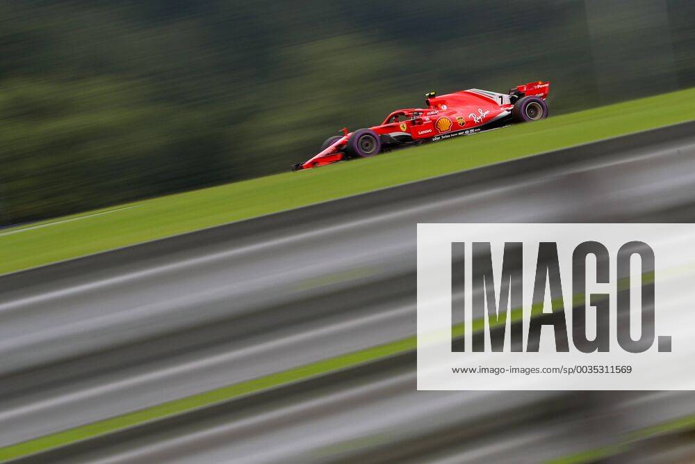 FORMULA 1 - GP of Austria 2018 SPIELBERG,AUSTRIA,30.JUN.18 - MOTORSPORTS, FORMULA 1 - Grand Prix of Austria, Red Bull Ring, free practice. Image shows Kimi Raikkoenen (FIN Ferrari). GEPAxpictures xChristianxWalgram