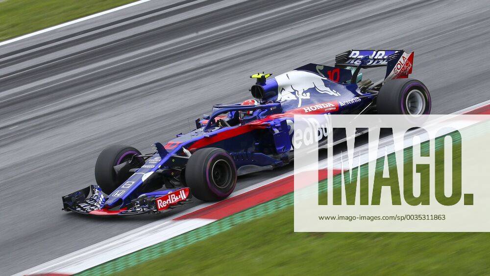 FORMULA 1 - GP of Austria 2018 SPIELBERG,AUSTRIA,30.JUN.18 - MOTORSPORTS, FORMULA 1 - Grand Prix of Austria, Red Bull Ring, free practice. Image shows Pierre Gasly (FRA Scuderia Toro Rosso). GEPAxpictures xWolfgangxGrebien