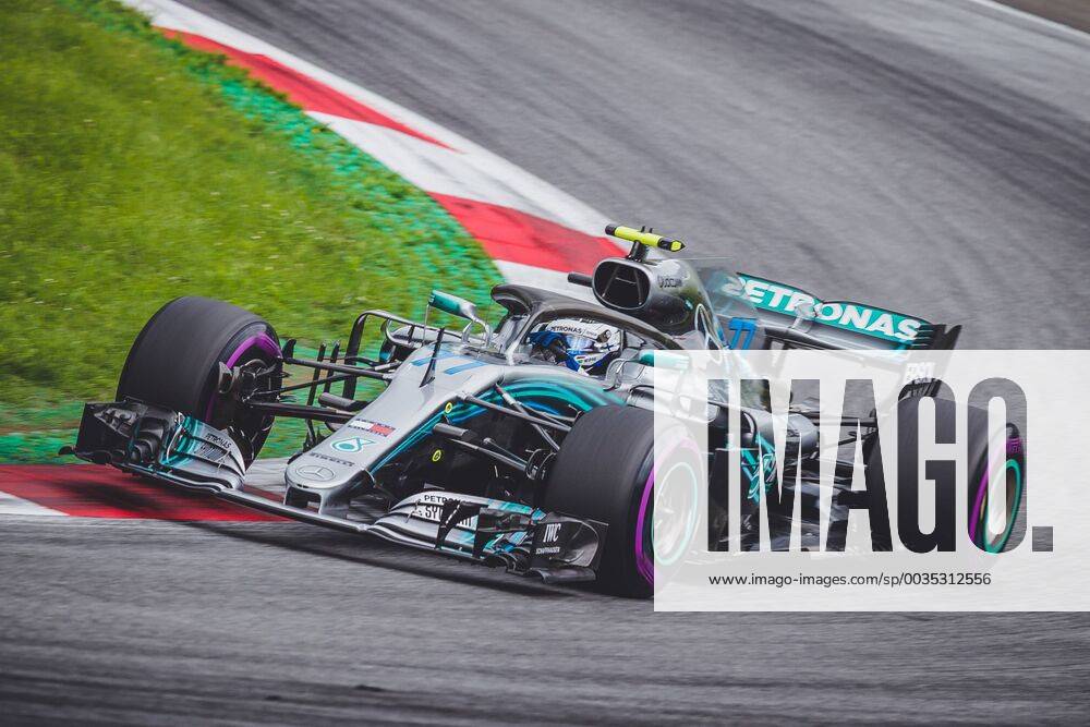 Red Bull Ring Spielberg AUT FIA Formula 1 Grand Prix of Austria Training in the picture Valtteri Bottas FIN Valtteri Bottas of Mercedes during the Austrian FIA Formula One Grand Prix at the Red Bull Ring in Spielberg Spielberg EP_ang