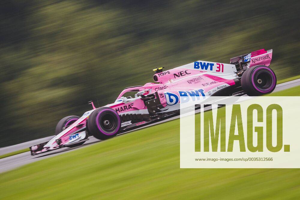 Red Bull Ring Spielberg AUT FIA Formula 1 Grand Prix of Austria Training Bild Esteban Ocon FRA Force India French Formula One driver Esteban Ocon of Force India during the Austrian Formula One Grand Prix at the Red Bull Ring in Spielberg Spielberg EP_ang