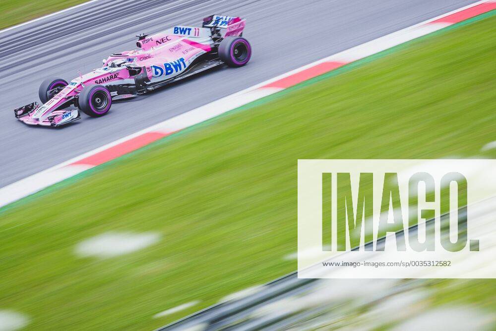 Red Bull Ring Spielberg AUT FIA Formula 1 Grand Prix of Austria Training Bild Sergio Perez MEX Force India Mexican Formula One driver Sergio Perez of Force India during the Austrian FIA Formula One Grand Prix at the Red Bull Ring in Spielberg Spielberg EP_ang