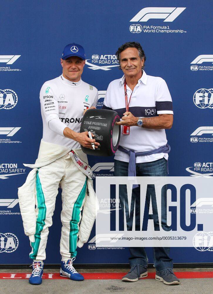 FORMULA 1 - GP of Austria 2018 PIELBERG,AUSTRIA,30.JUN.18 - MOTORSPORTS, FORMULA 1 - Grand Prix of Austria, Red Bull Ring, qualifying. Image shows Valtteri Bottas (FIN Mercedes) and Nelson Piquet. GEPAxpictures Klansek