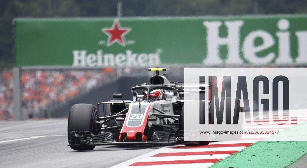 FORMULA 1 - GP of Austria 2018 SPIELBERG,AUSTRIA,30.JUN.18 - MOTORSPORTS, FORMULA 1 - Grand Prix of Austria, Red Bull Ring, free practice. Image shows Kevin Magnussen (DEN Haas). GEPAxpictures xWolfgangxGrebien