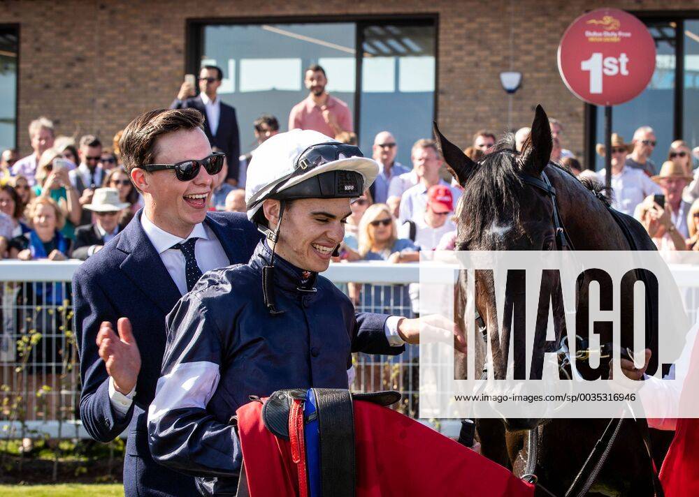 2018 Dubai Duty Free Irish Derby, The Curragh Racecourse, Newbridge, Co. Kildare 30 6 2018 Donnacha O Brien celebrates winning The Dubai Duty Free Irish Derby with trainer and brother Joseph O Brien Donnacha O Brien celebrates winning The Dubai Duty Free Irish Derby with trainer and brother Joseph O Brien 30 6 2018