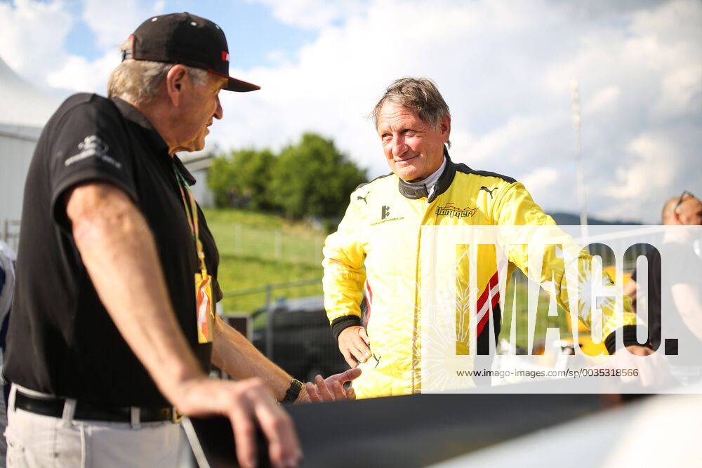 FORMULA 1 - GP of Austria 2018 SPIELBERG,AUSTRIA,30.JUN.18 - MOTORSPORTS - Grand Prix of Austria, Red Bull Ring, legends parade. Image shows Franz Klammer (Alfa Romeo Alfetta GTV6). GEPAxpictures xDanielxGoetzhaber