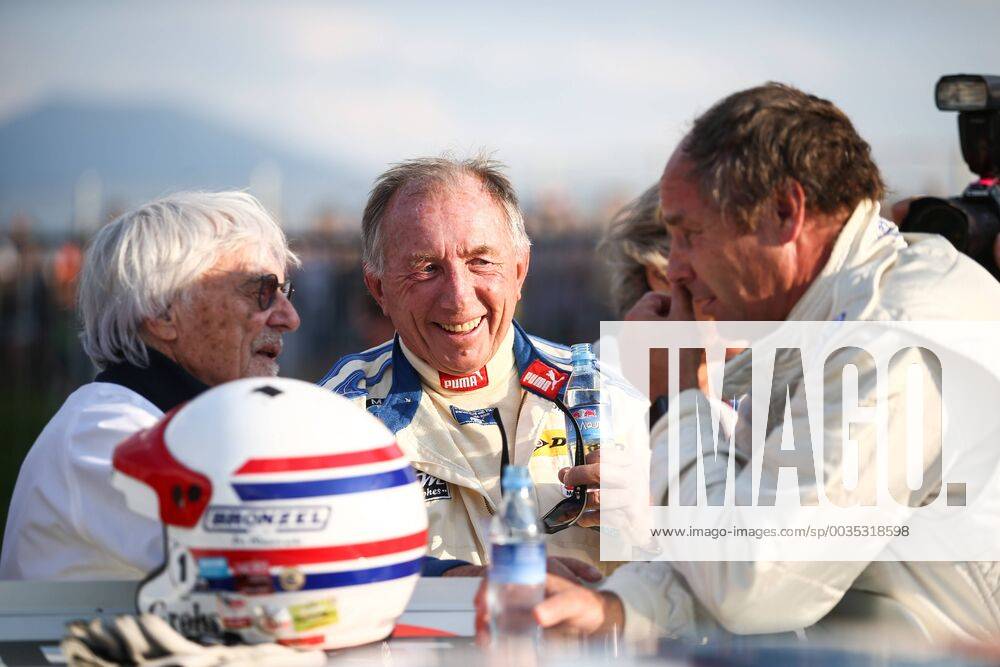 FORMULA 1 - GP of Austria 2018 SPIELBERG,AUSTRIA,30.JUN.18 - MOTORSPORTS - Grand Prix of Austria, Red Bull Ring, legends parade. Image shows Bernie Ecclestone, Toine Hezemanns (BMW 3.0 CSL) and Gerhard Berger (Porsche 935). GEPAxpictures xDanielxGoetzhaber