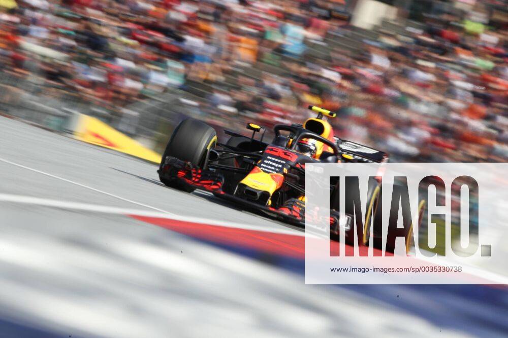 FORMULA 1 - GP of Austria 2018 SPIELBERG,AUSTRIA,01.JUL.18 - MOTORSPORTS - Grand Prix of Austria, Red Bull Ring. Image shows Max Verstappen (NED Aston Martin Red Bull Racing). GEPAxpictures xAndreasxPranter