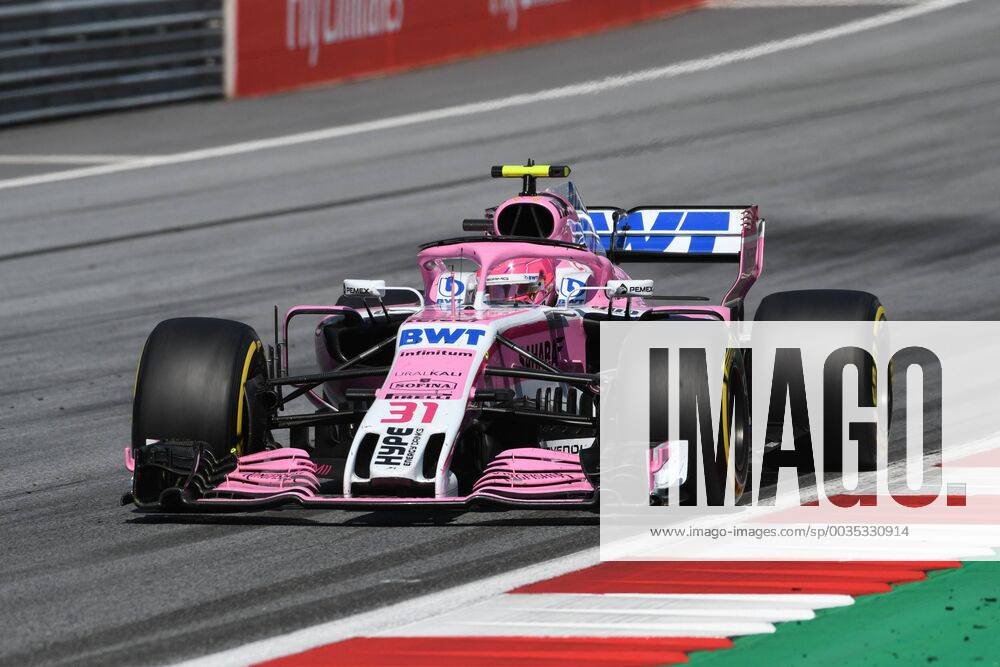 Esteban Ocon Sahara Force India F1 Team Formula One Grand Prix of Austria Red Bull Ring 01 07 2018 2018 Formula 1 Grand Prix of Austria Red Bull Ring 01 07 2018 Spielberg